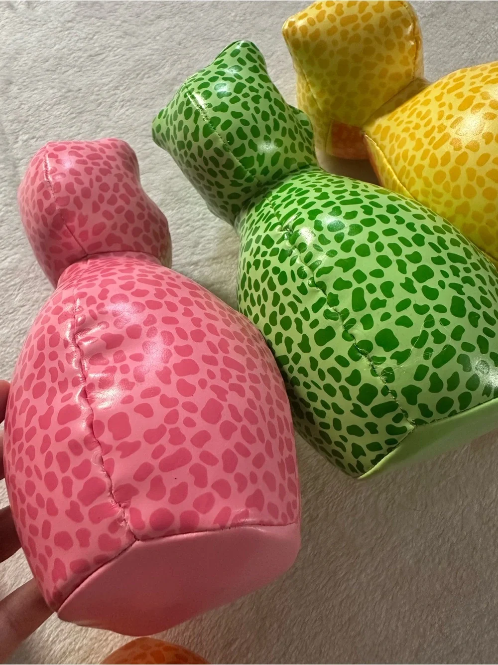 Lakeshore Baby Bowling Set Dinosaur Pins Dino Colorful Soft